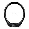 4 Digit Combination Bike Lock Cable – Resettable Security Steel Cable Lock for Bicycle, Scooter, Gate & Fence
