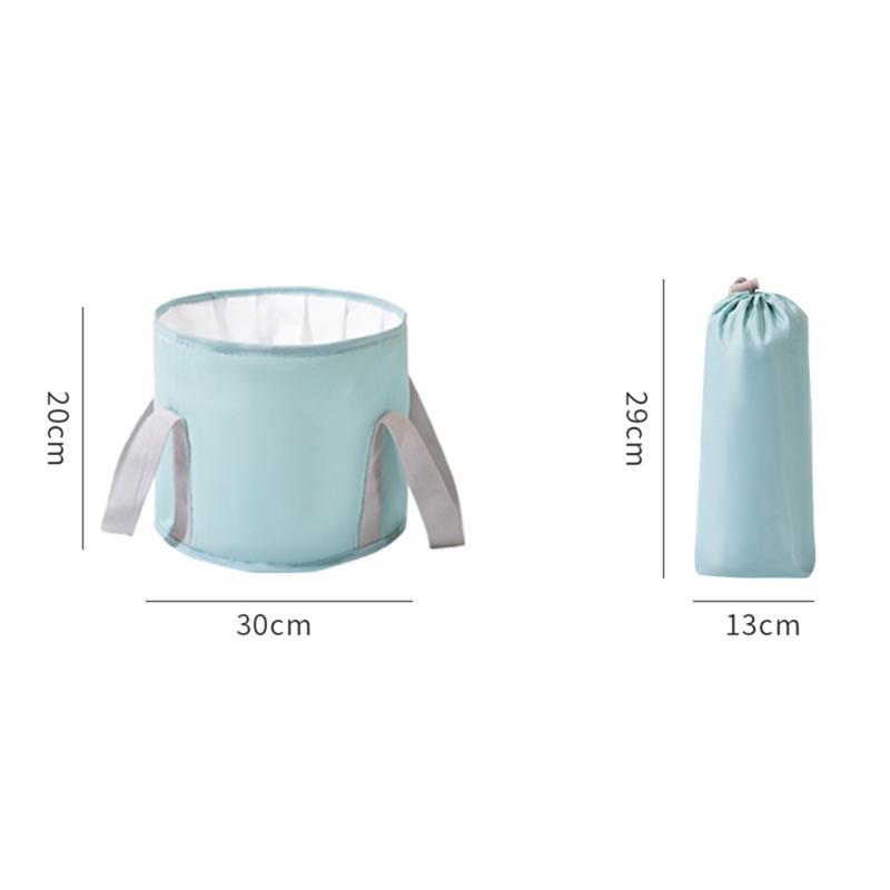 

Складная раковина для путешествий, кемпинга, умывальник, ведро для рыбалки, складная раковина для ног, ванна, сумка для замачивания ног, многофункциональное ведро S синий