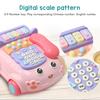 Baby Phone Toy with Music, Lights, Bilingual Educational Fun In Pink 200x190x115mm