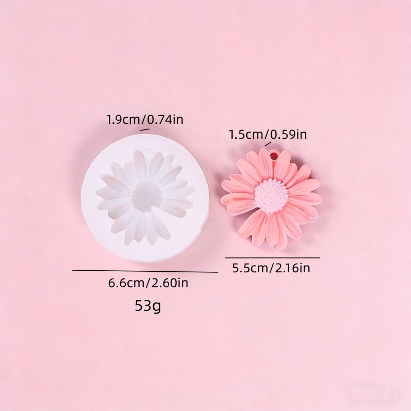 Chamomile Daisy Silicone Mold for DIY Aromatherapy Car Vent Clip Decor