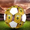 1pz Pallone da calcio AEK Atene taglia 5 Pallone da calcio indoor Praha Colorato Per tutte le età Cucito a macchina PVC Pronto per la competizione Durevole Alto rimbalzo