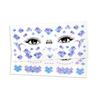 Waterproof Butterfly Glitter Face Tattoo Stickers for Festival Dance Parties