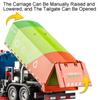 1:24 Alloy City Sprinkler Vehicle Toy Models Metal Diecast Sanitation Sweeper Sound Light Doors Opened Engineering Vehicle Gifts