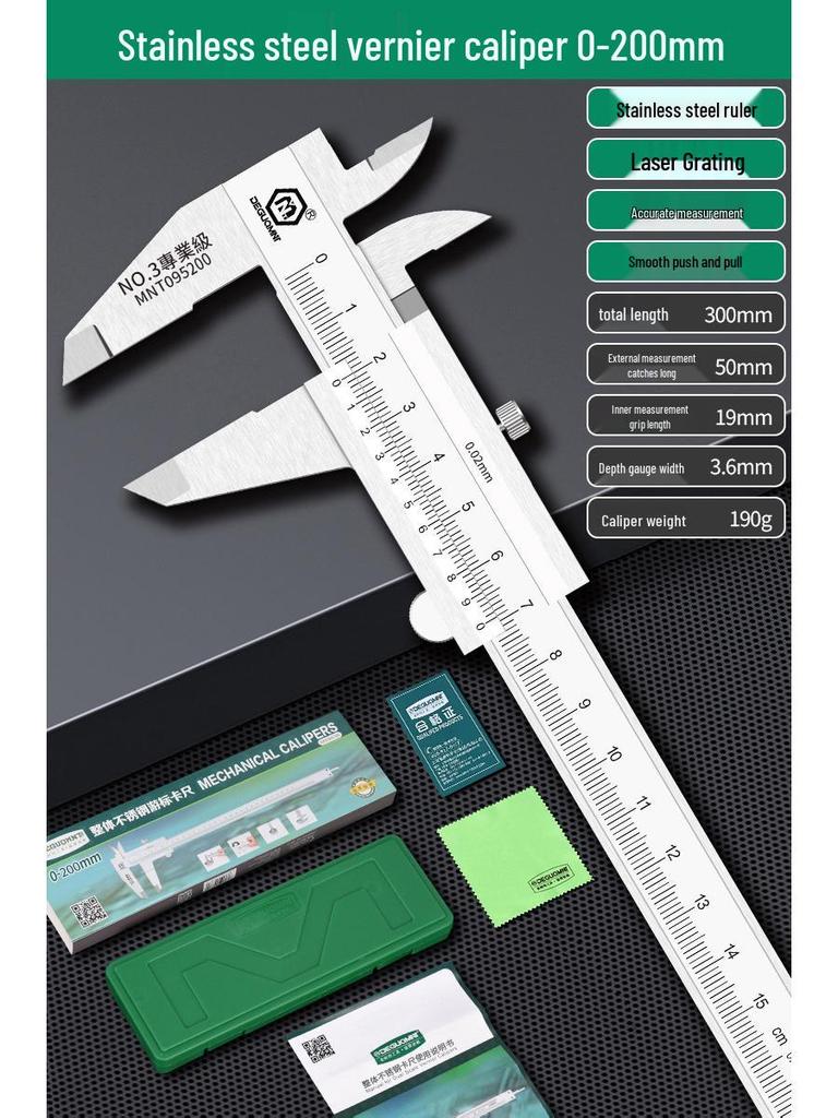 Mitutoyo German Stainless Steel High Precision Digital Vernier Caliper for Industrial and Household Use