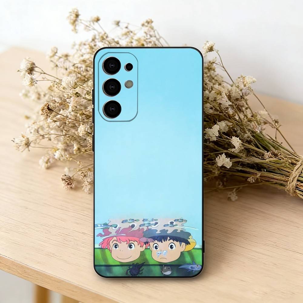 Ponyo Sosuke Ocean  Phone Case For Samsung S25,S24,S21,S22,S23,S30,Ultra,S20,Plus,Fe,Lite,Note,10,Black Cover
