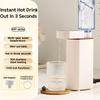 Portable 3-Second Instant Hot Water Heater, Mini Compact Milk Frother and Tea Maker, Perfect for Travel, Office, and Home Use