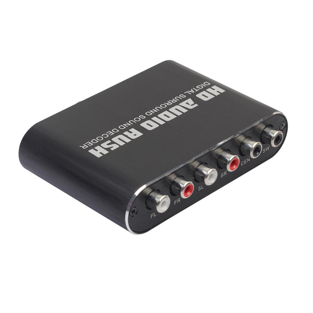 5.1 Audio Gear FL/FR SL/SR CEN/SW Digital Audio Converter Gear Surround Sound Rush Decoder