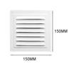 Aluminum Alloy Air Vent Grille Heating Cooling Vents Plate Exhaust Outlet Ventilation Cover 100/150/200/250/300/400mm Metal