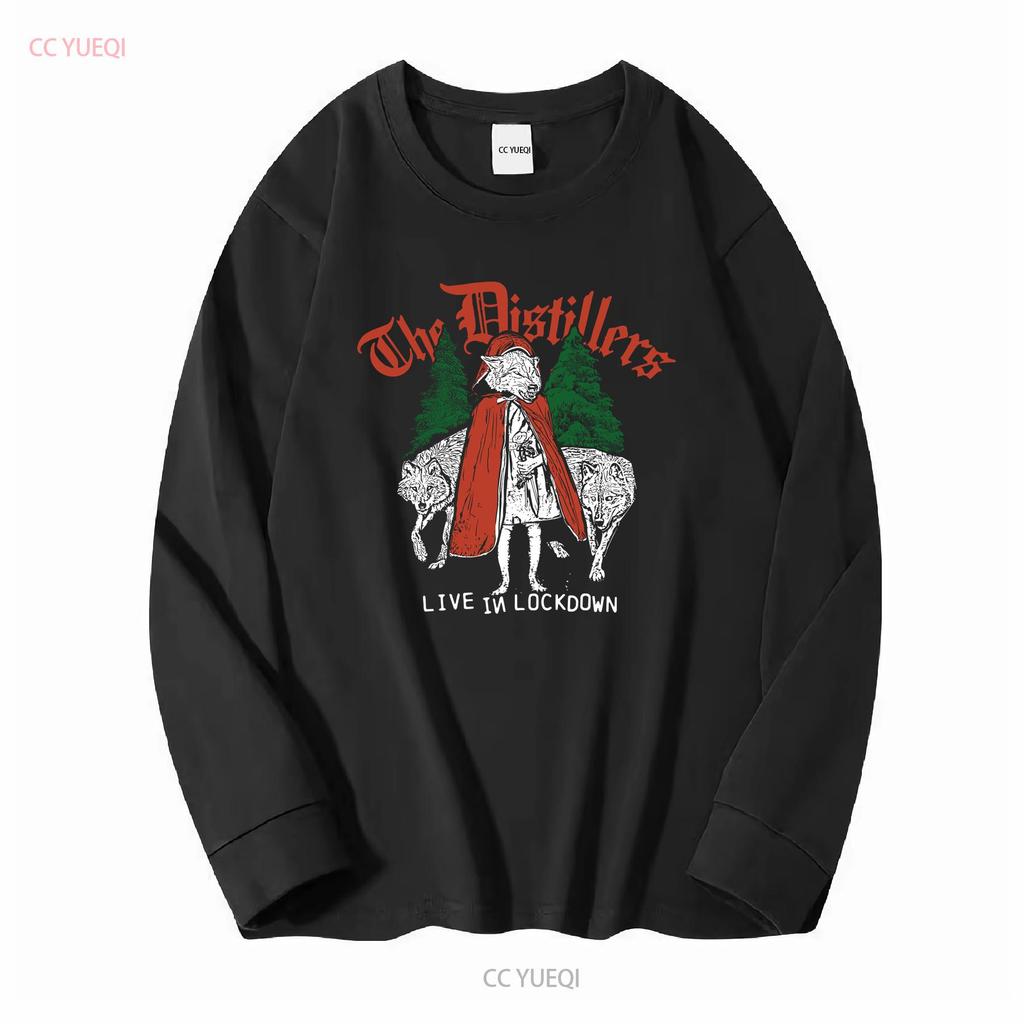 The Distillers Live In LockDown Black Size S To 234XL T Shirt AC201 Vintage Washed Comfortable Graphic Versatile Casual Fashion