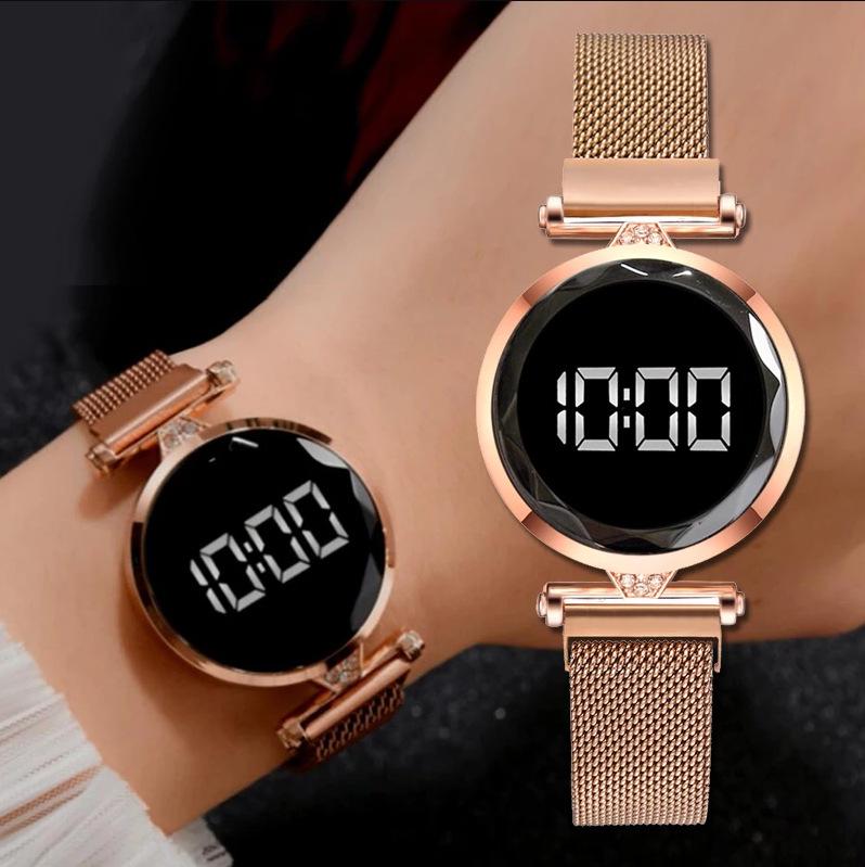 Unisex Orologi digitali Bracciale magnetico Orologi al quarzo Orologio da  polso Touch Screen LED Orologi acquista in modo economico — spedizione  gratuita, recensioni reali con foto — Joom