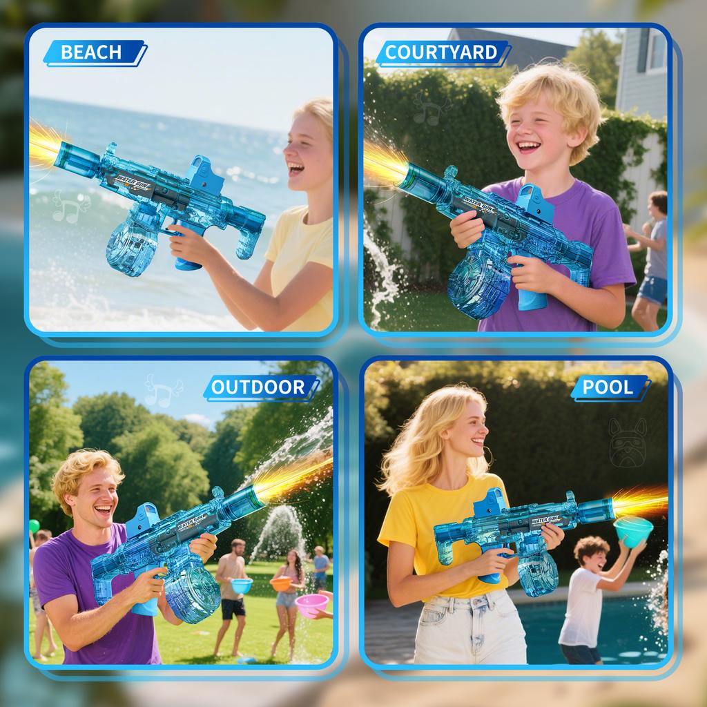 High-Standard Simulated First-Class Firing And First-Class Recoil High-Standard Electric High-Standard Water High-Standard Gun Play Sets
