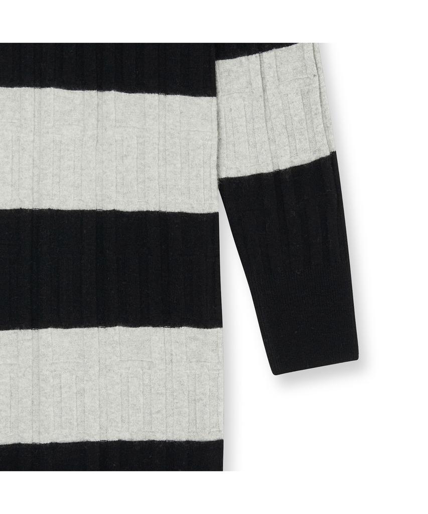 Iolo Women'S Striped Ivory Dress_Gray