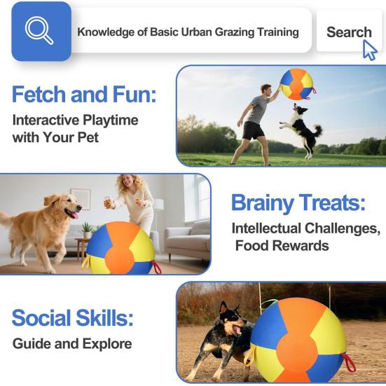 Haustierspielzeug mit Luftpumpe Mehrere Düsen Schnelle Inflation Reißfest Kausicher Kompakte Größe Tragbar Pferdetraining Spielzeug