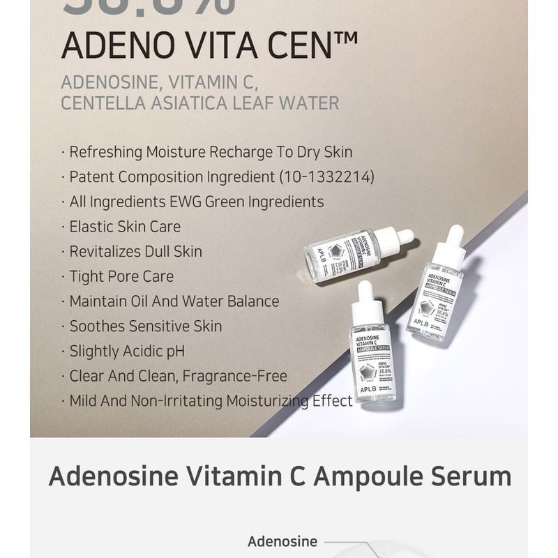 APLB Adenosine Vitamin C Ampoule Serum
