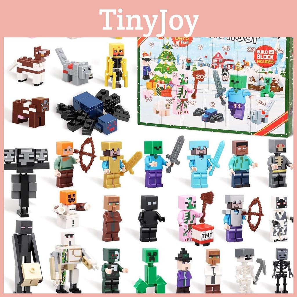 Colorful Christmas Themed Building Blocks Doll Set Perfect For Holiday Celebrations And Festive Decor