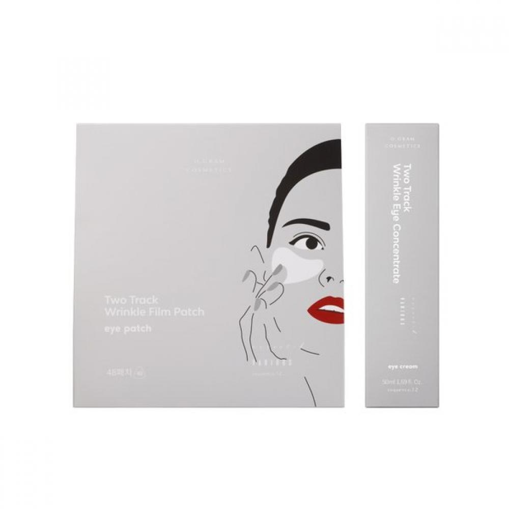 

Ogram Cosmetics Двухфазный концентрат для глаз против морщин + Двухфазные пленочные патчи против морщин 4 листа 12 штук X 4 листа