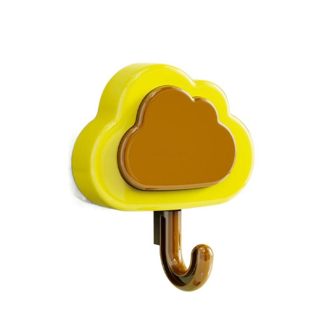 3 Pcs Home Decoration Cute Wall Hook Self Adhesive Key Holder Clothes Towel Hanger  Bathroom