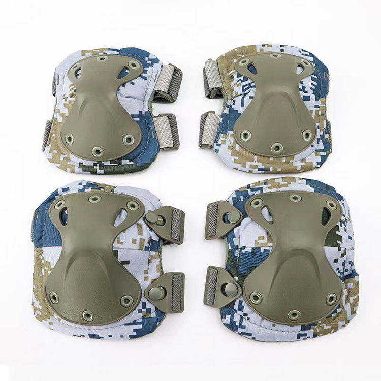 2024 Custom Logo Camouflage Tactical Sport Knee Pad Sets Protective Training Gear for Elbow & Knee
