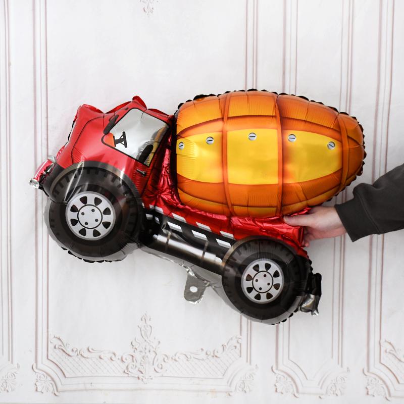 

Строительная техника Фольгированные шары Мальчики Строительная тематика День рождения Сувениры Украшения Экскаватор Грузовик Globos Supplies Cement Truck