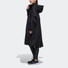 adidas Womens Light Woven Long Jacket Black Women Streetwear FM5184