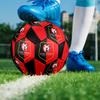 Stade Rennais FC Size 5 Soccer Ball, Machine-Stitched PVC, Durable & High Bounce, All Ages Fit, fan merchandise, matches & outdoor use.
