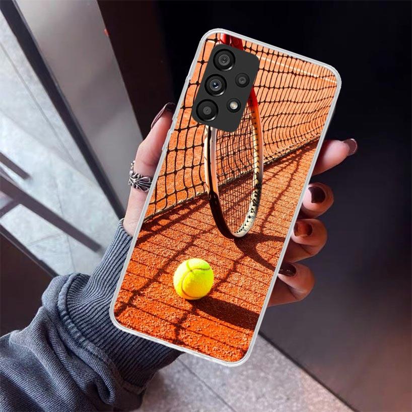 Tennis Sport Phone Case For Samsung Galaxy A12 A52S A42 A32 A22 A51 A50 Note 20 Ultra 10 S10 Plus A71 A70 A31 A30 A10S Galaxy A1