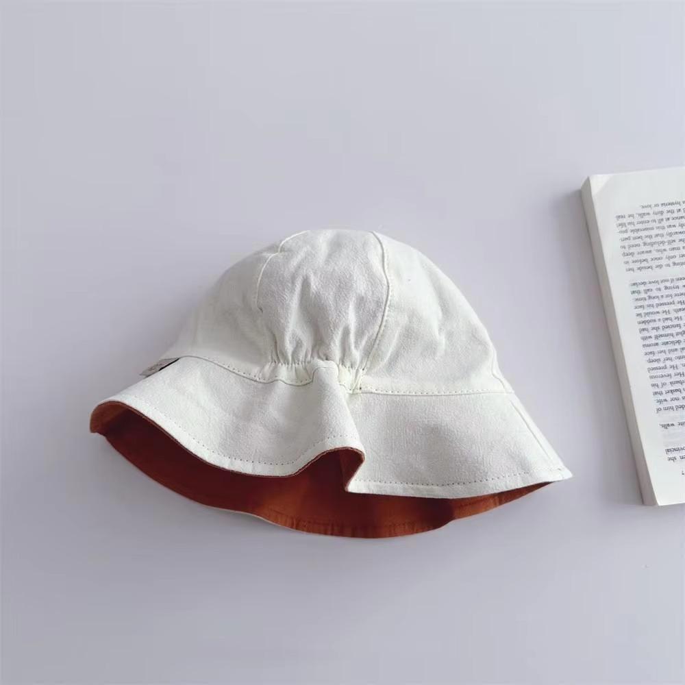Solid Color Baby Sun Hat Casual Children Infant Caps New Fisherman's Cap Kid Boy Girl