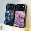 A-Art S-Skeleton S-Skull Phone Case For iPhone17,16,15,14,13,12,11,Pro,MAX Gray Matte Silicone Black Cover