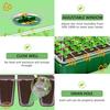 Seedling Starter Trays Reusable Space Saving Adjustable Brightness Holder Seedling Starter Tray Kit For Beginner Gardeners