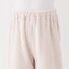 MUJI Wearable Terry Loungewear Unisex Smoky Pink Sizes Towel, Double-Sided Cloth, Short-Sleeved Set, Baby, FE0HPA6S, Border, 100-110
