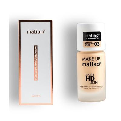 @ Maliao Matte HD Skin Foundation NATURAL BEIGE 03 For Women 30ml UKR496_60%OFF