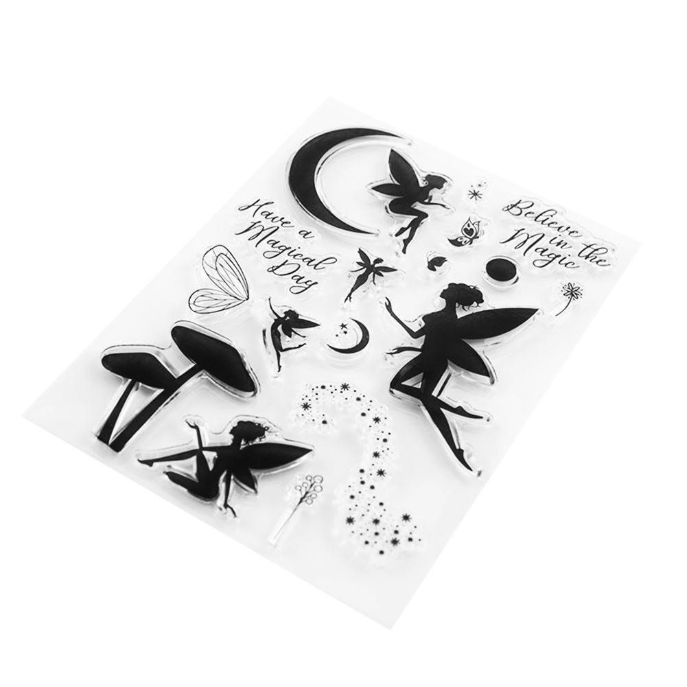 Buy Clear Stamps Fairy Transparent Seal for DIY Scrapbooking Photo Card ...