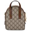 Gucci Vintage Logo Canvas And Leather Backpack Men backpack Beige Brown 725654-92TCG-8563