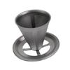 A.S.F. OUTDOOR All-Titanium Coffee Dripper, Double-Layer Filter, Paperless, Metal, Camping, Outdoor
