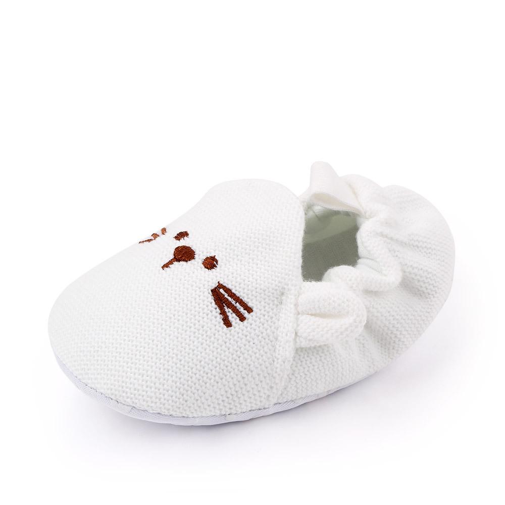 Newborn Knitted Wool Soft Sole Non-slip Pre-walking Shoes for 0-1 Year Olds