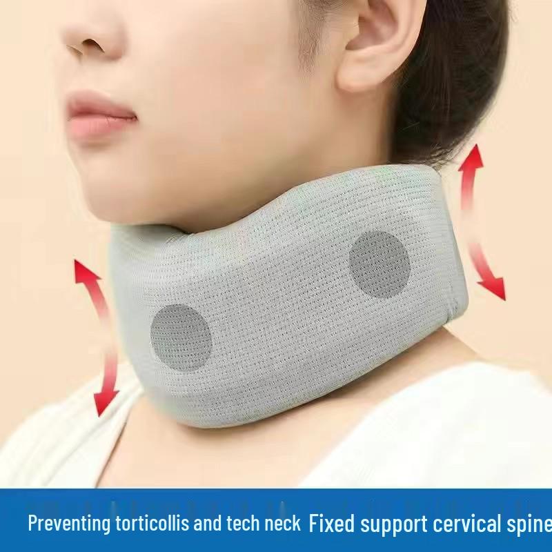 All-Season Ice Silk Neck Support Scarf: Anti-Droop, Thin Style Cervical Spine Corrector
