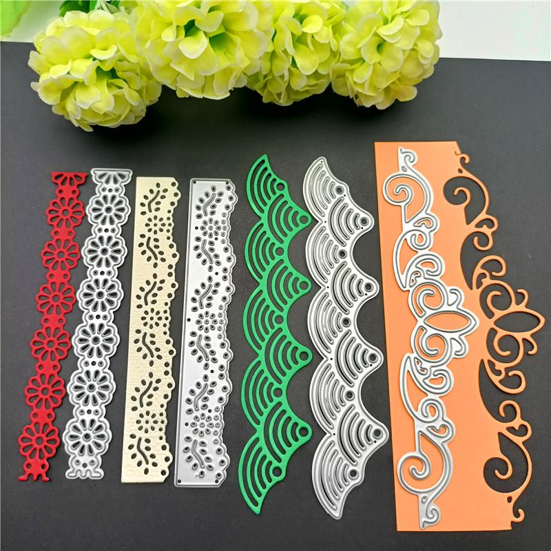 4 stuks/Set Kant Frame Snijmal Scrapbook Embossing Snijmal Vorm DIY Decoratie Kaart
