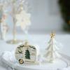 Creative White Christmas Decoration Plastic Xmas Tree Christmas Tree Ornament Snowman Snowflake Festival Xmas Baubles Christmas