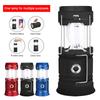 LED Camping Emergency Lamp Solar Powered 350lm Tent Lights for Outdoor Hiking