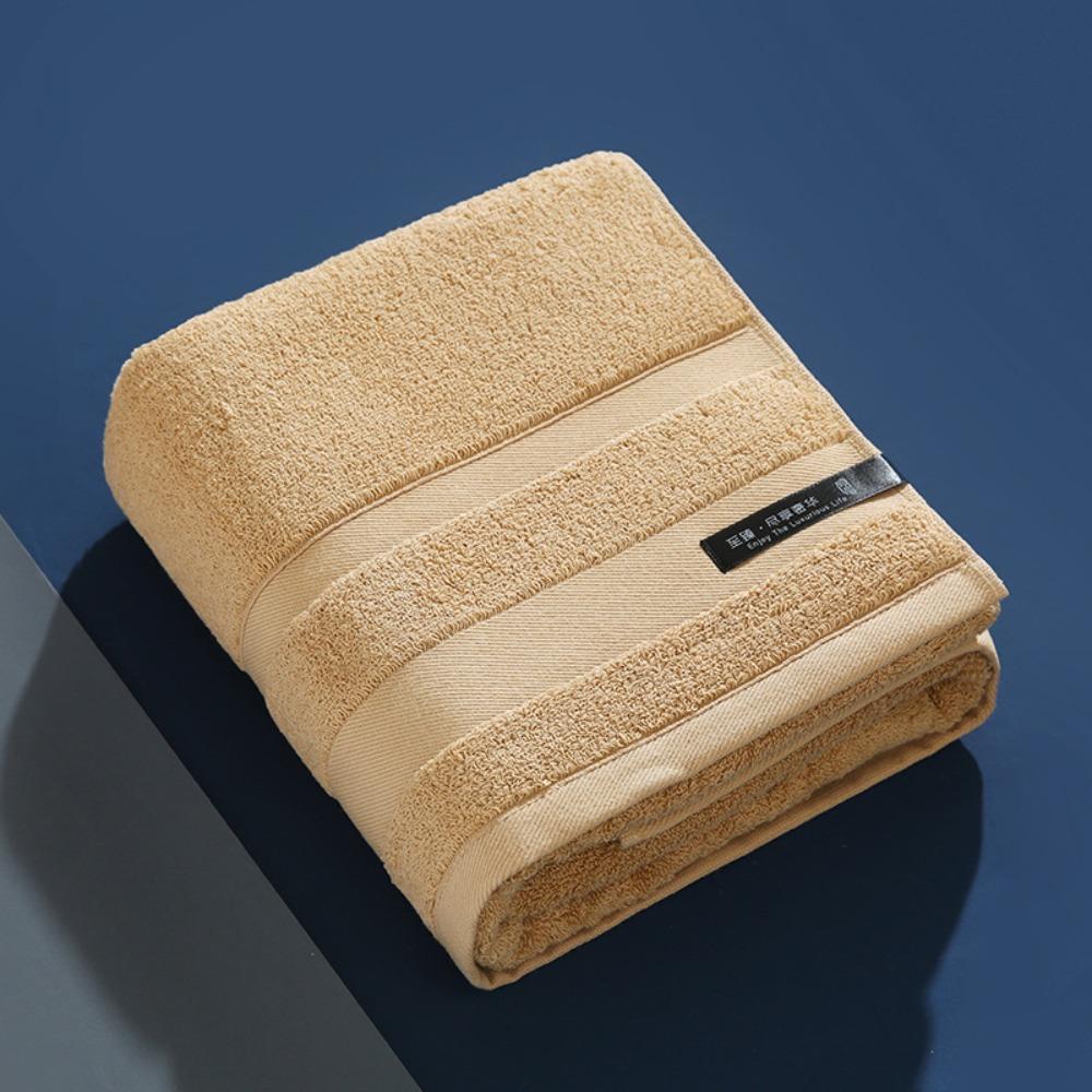 Spot large thickened cotton souvenir towel hotel men's sports face towel plain color broken gear water absorption