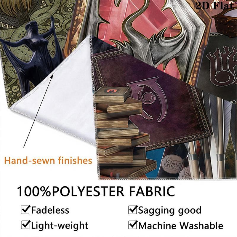 2K Games Wall Hanging Printed Fabric Blanket Decorative Tapestries for Bedroom Living Room Home Decor
