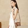New Trendy Urban Simple Genuine Leather Women's Bag Crossbody Bag  Women's Bag  Light Luxury Niche High End Capsule Lock Bag