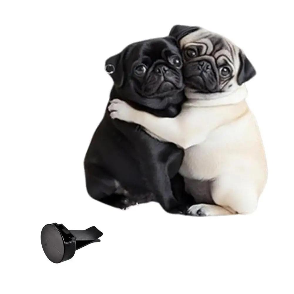 Cute Puppy Car Air Outlet Perfume Clip Car Mounted Tablets Aromatherapy Conditioning Solid Hanging Aromatherapy Car Air V5T3