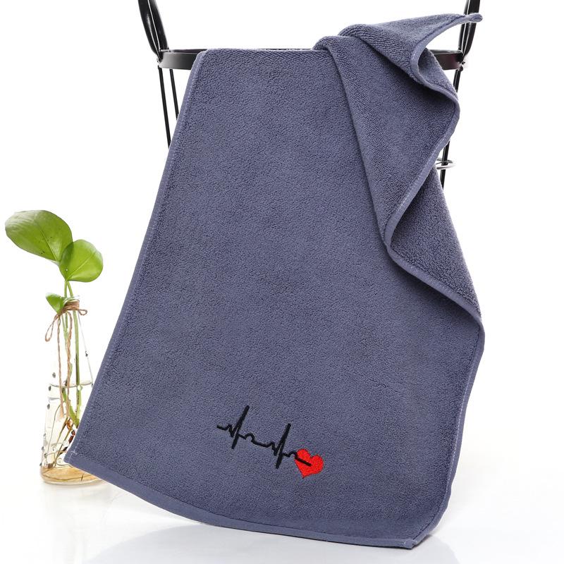 > Mjukt absorberande handduk i 32-trådig ren bomull för hemmet och daglig ansiktstvätt