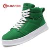 Brand High-Top Men Sneakers Microfiber Sneaker Man Platform Tennis Vulcanized Shoes Colorful Casual Original Men's Shoes