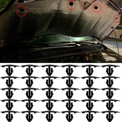 Hood Insulation Retainer Clips Fastener For Toyota Replaces Auveco Alphard Vellfire Camry Estima Kluger Landcruiser Prado Yaris Sprinter Levin Trueno