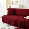 1PC M/L Seater Seersucker Futon Sofa Lipcover High Stretch Sofa Bed Skirt Cover Corner Sofa Protector Elastic Corner Couch Cover