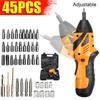 Cordless Electric Drill Driver Bits Set Battery & Recharger Wireless Screwdriver