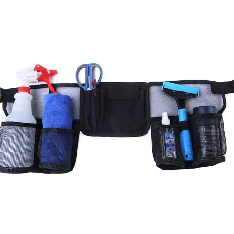 Multifunctional Belt Bag Portable Cleaning Tool Belt with Pockets Adjustable