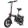 Electric Bike Foldable DYU 14" 250W Motor Top Speed 25Km/h 48V 7.8AH Max Range 60Km Black A5